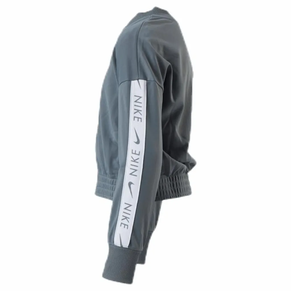 Nike Girls Track Suit Tape White/Grey Grå