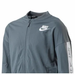 Nike Girls Track Suit Tape White/Grey Grå