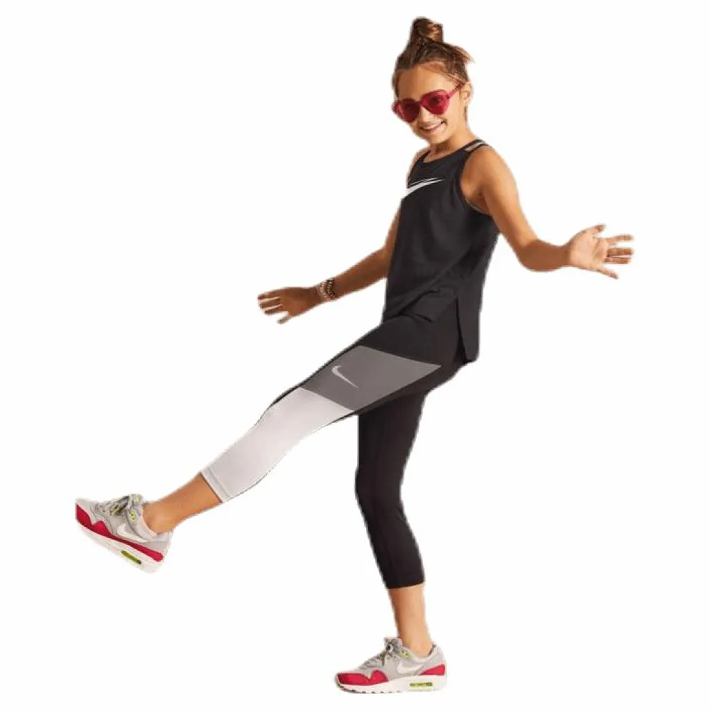 Nike Girls Trophy Tight Black Svart Hot