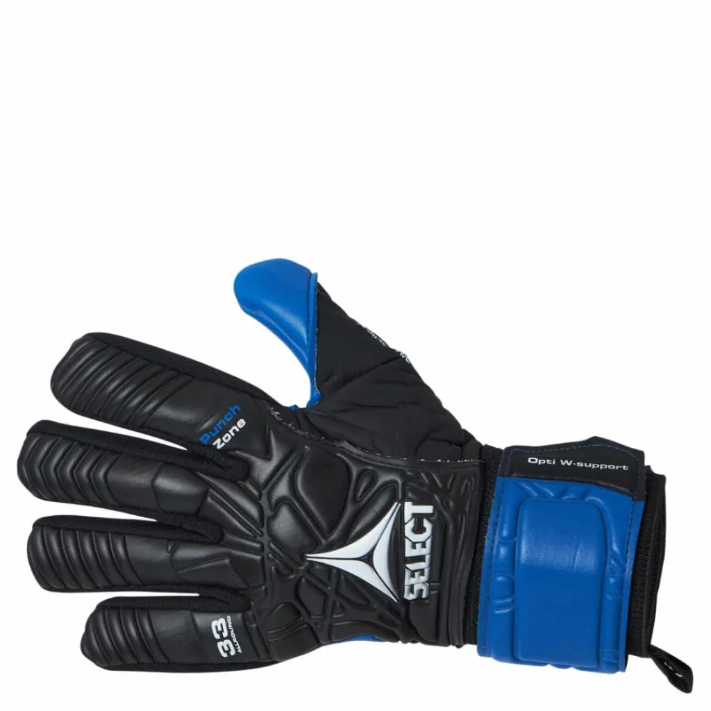 Select Gk Gloves 33 Allround V21 Black/blue Blå Online