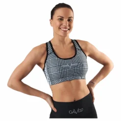 Gavelo GLNCHCK 1 Sports Bra White/Black Vit och Svart Online