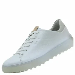 ECCO Golf Tray Laced White Vit Outlet