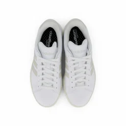 Grand Court Cloudfoam Comfort Shoes Cloud White / Aluminium / Off White*adidas New