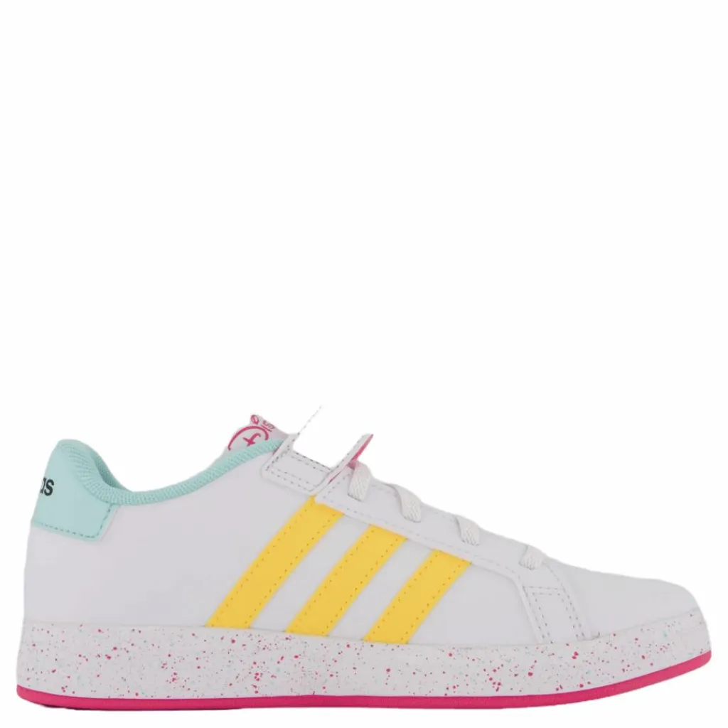 adidas Grand Court Minnie El K Ftwwht/spark/pulmag Vit New