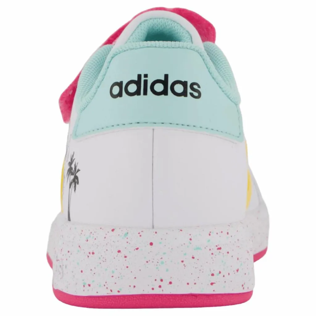 adidas Grand Court Minnie El K Ftwwht/spark/pulmag Vit New