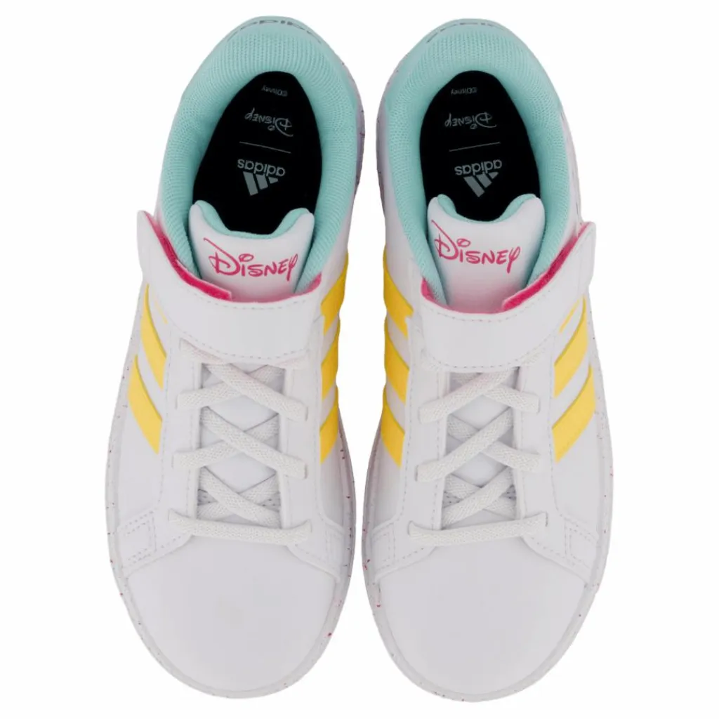 adidas Grand Court Minnie El K Ftwwht/spark/pulmag Vit New