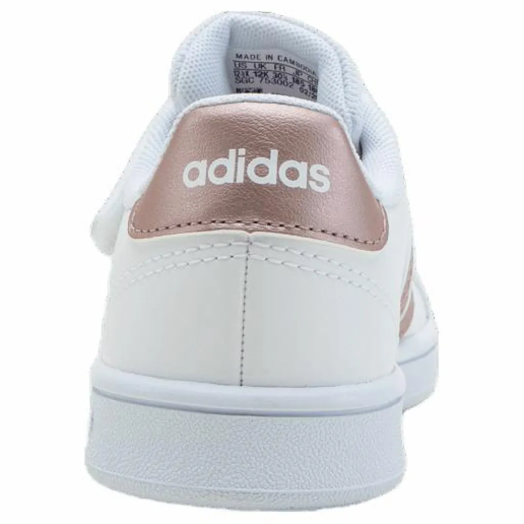adidas Grand Court Shoes Cloud White / Copper Met. / Light Granite Vit Outlet