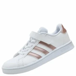 adidas Grand Court Shoes Cloud White / Copper Met. / Light Granite Vit Outlet