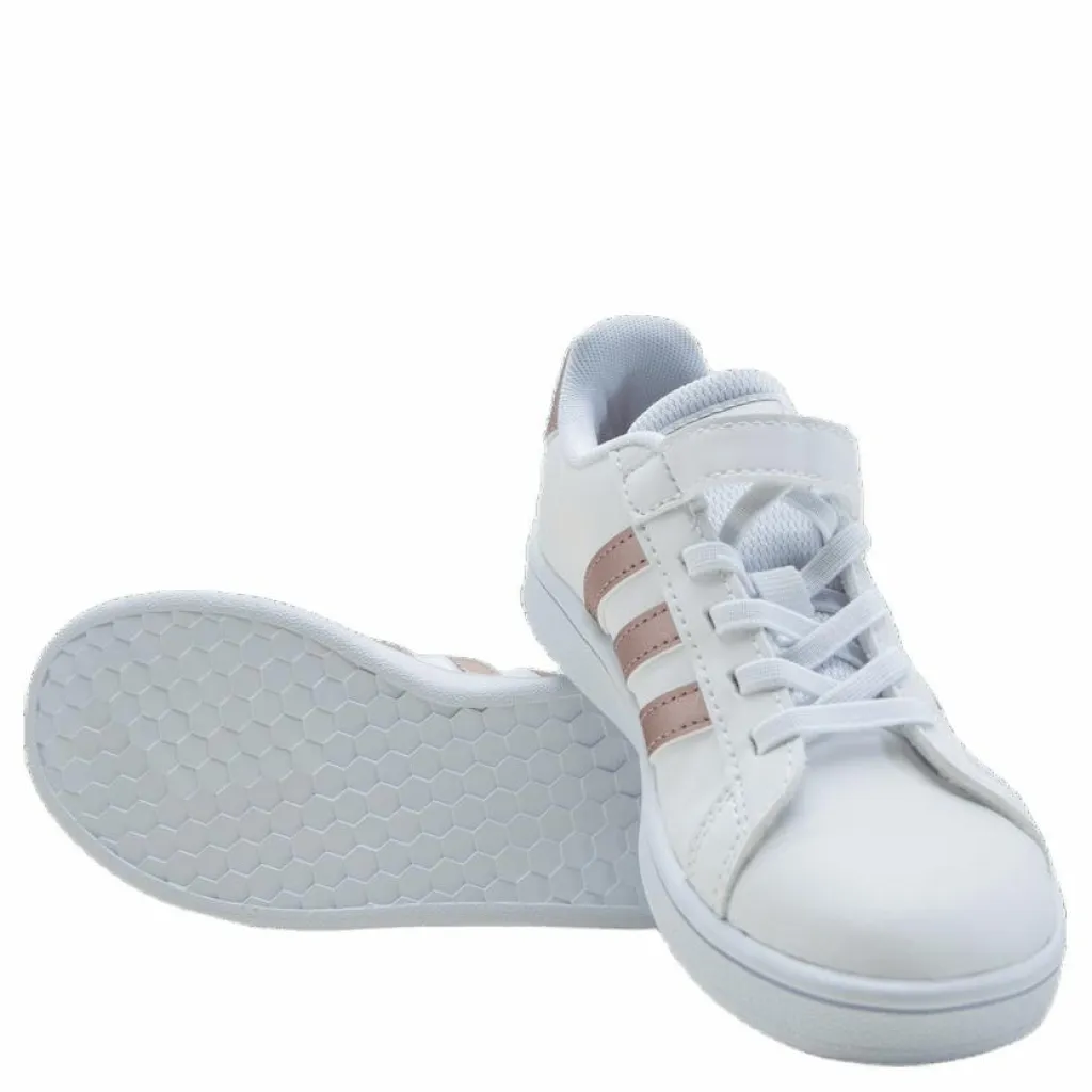 adidas Grand Court Shoes Cloud White / Copper Met. / Light Granite Vit Outlet