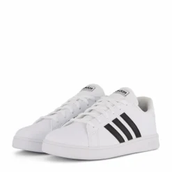 adidas Grand Court Shoes Cloud White / Core Black / Cloud White Vit Sale