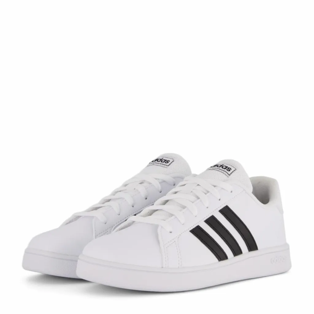 adidas Grand Court Shoes Cloud White / Core Black / Cloud White Vit Sale