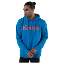 Kempa Graphic Hoody Blue Blå Outlet