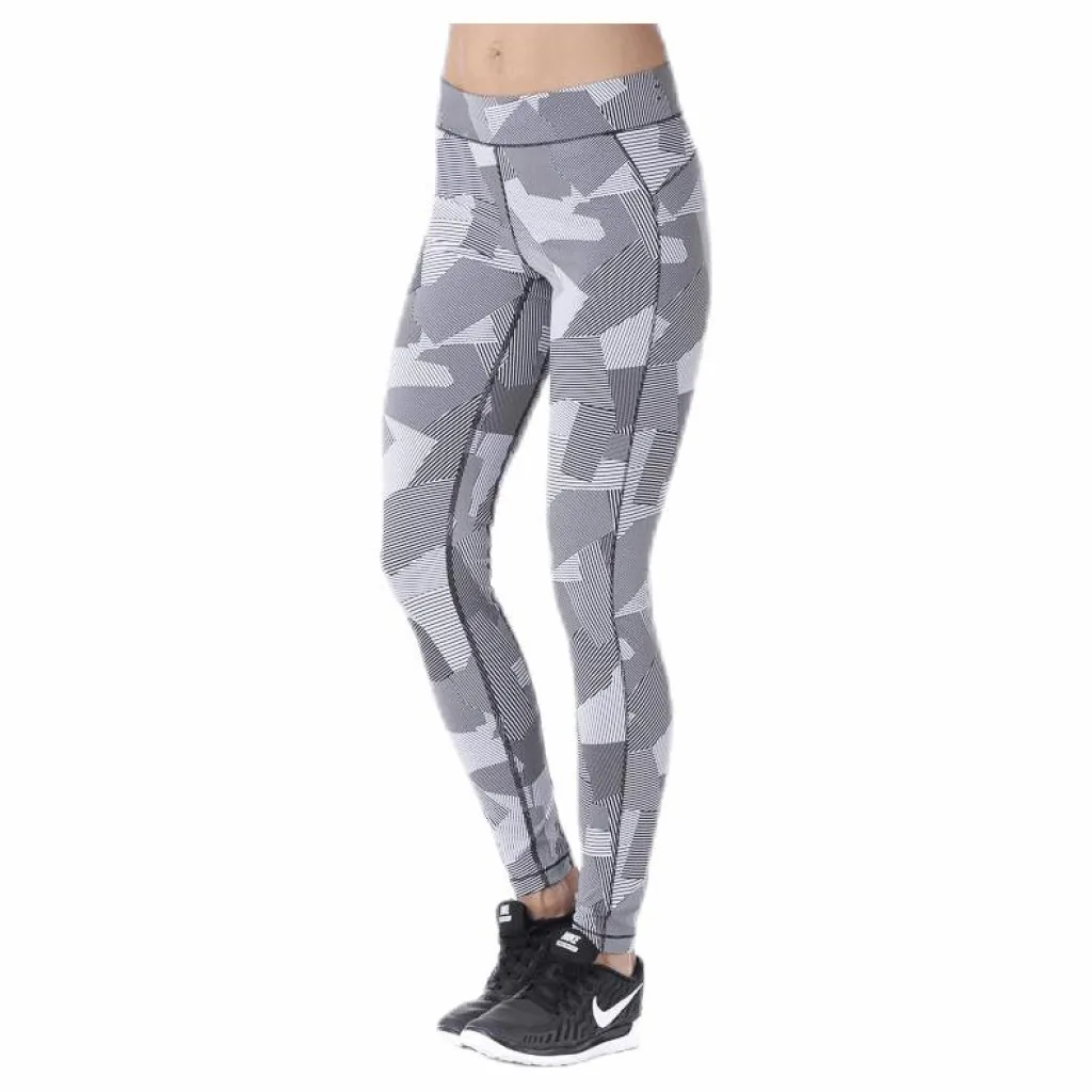 Casall Graphic line tights White Vit Online