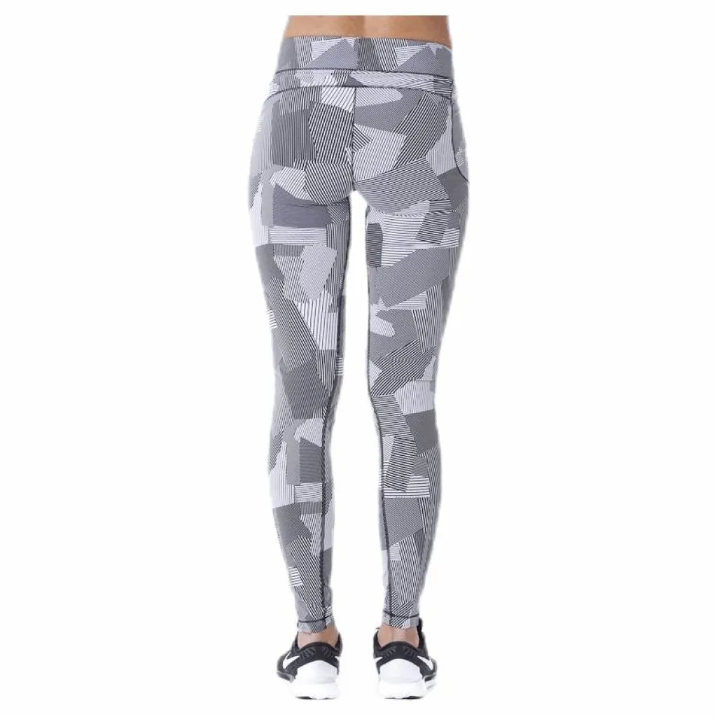 Casall Graphic line tights White Vit Online