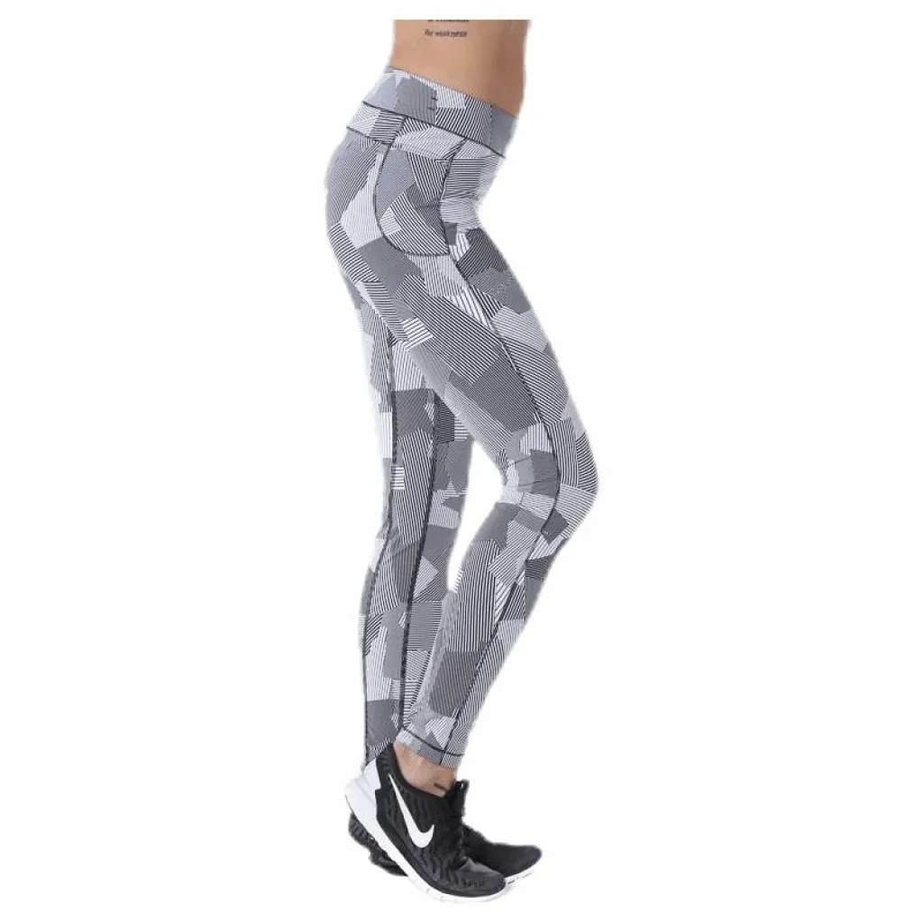 Casall Graphic line tights White Vit Online