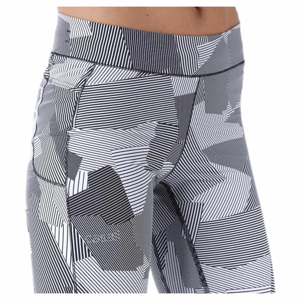 Casall Graphic line tights White Vit Online