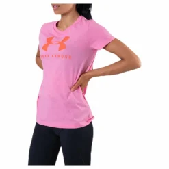 Under Armour Graphic Sportstyle Classic Crew Pink Rosa Sale