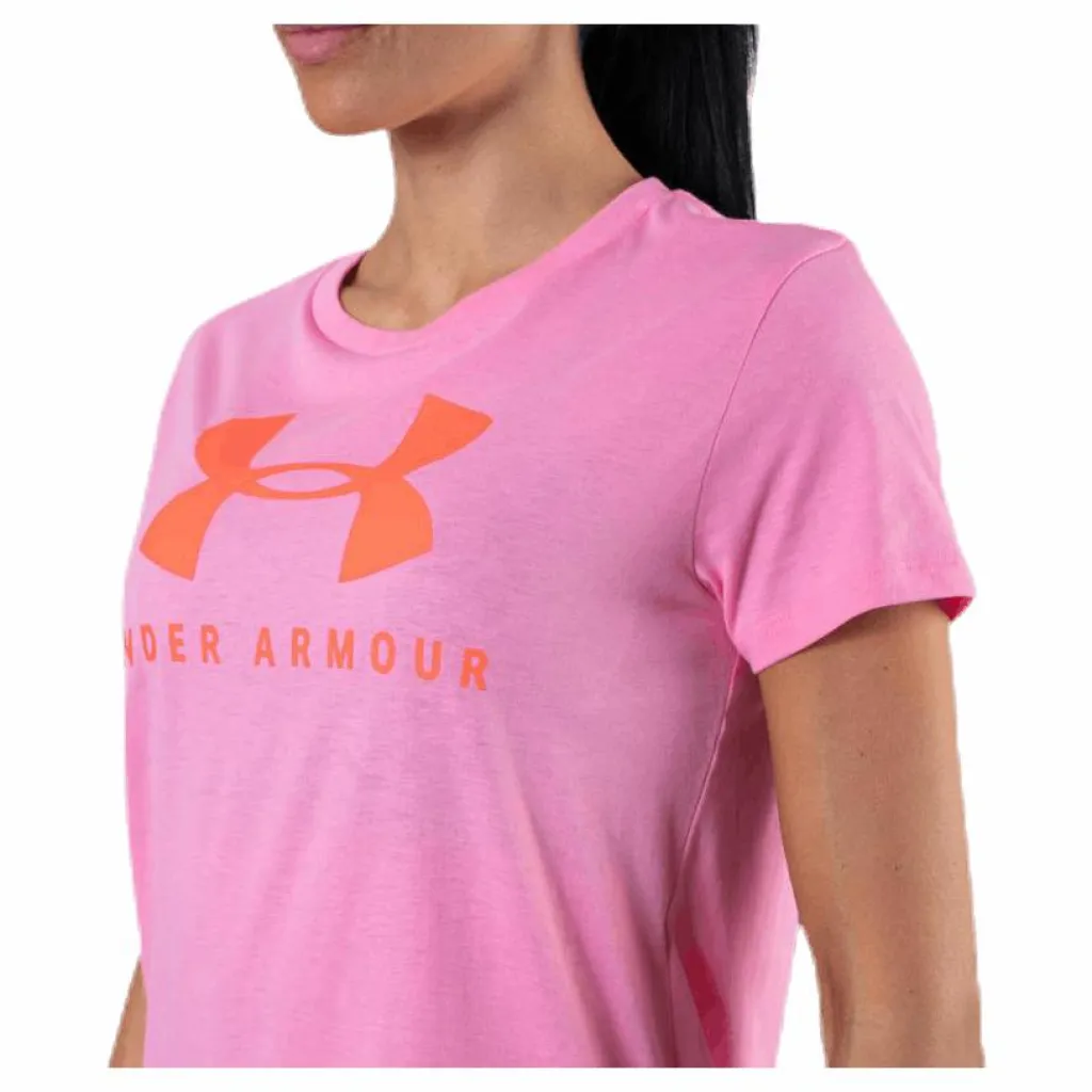 Under Armour Graphic Sportstyle Classic Crew Pink Rosa Sale
