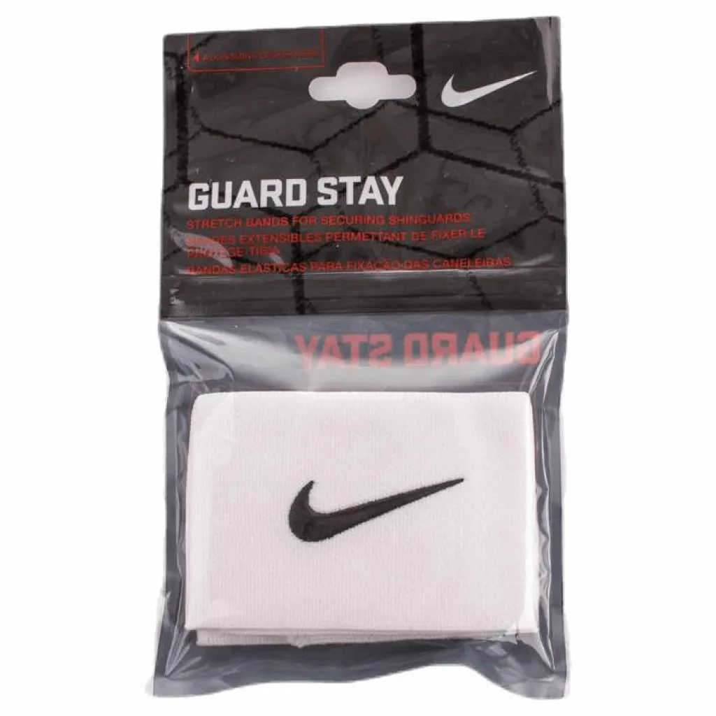 Guard Stay II Shin Guard Sleeve Soccer Sleeve WHITE/BLACK*Nike Clearance