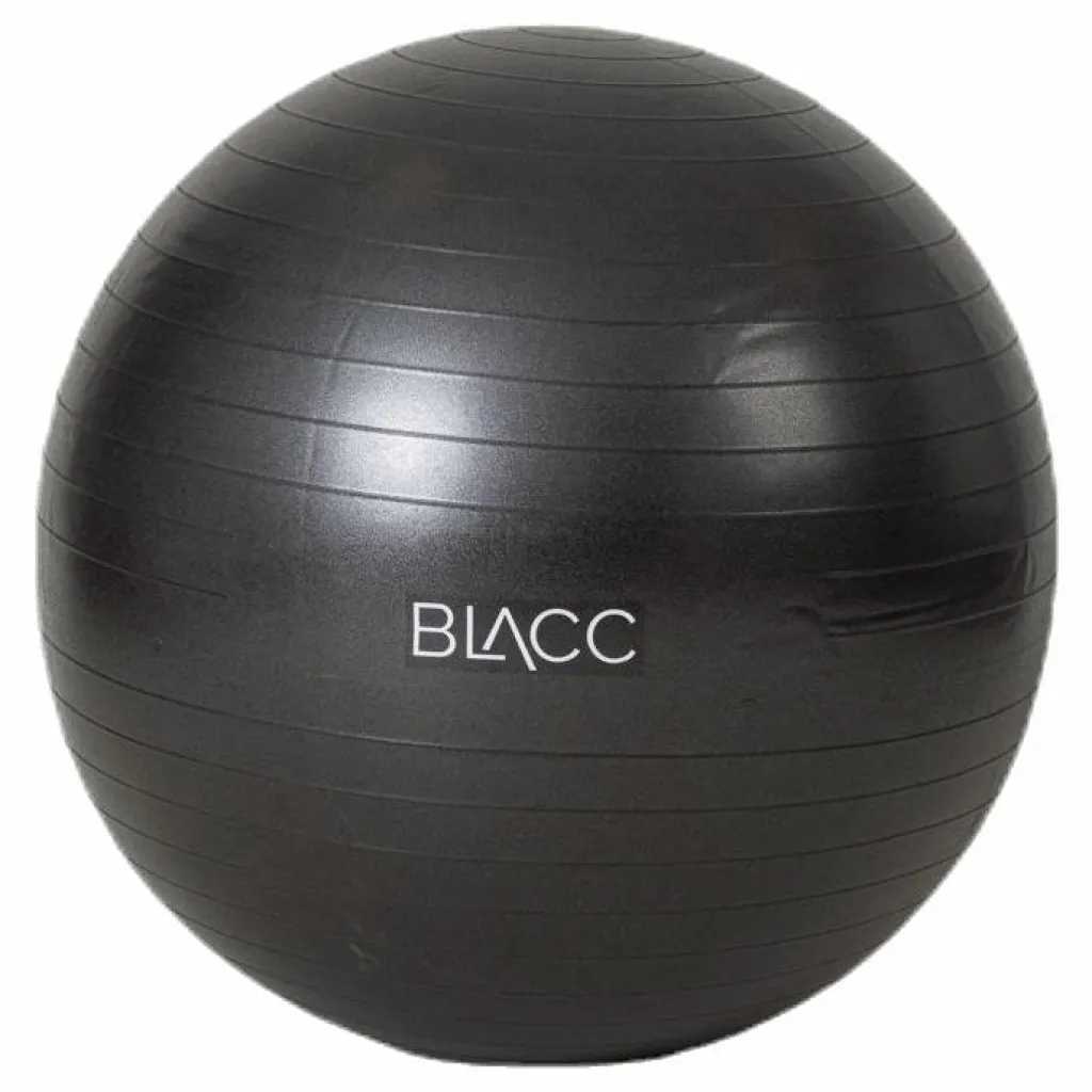 Gym ball 75cm Black*BLACC