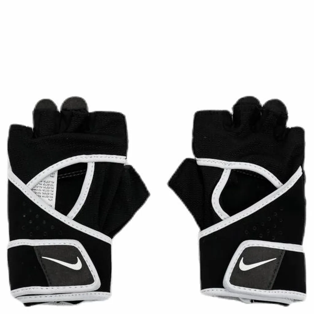 Nike EQ Gym Premium Fitness Gloves White/Black Svart Outlet