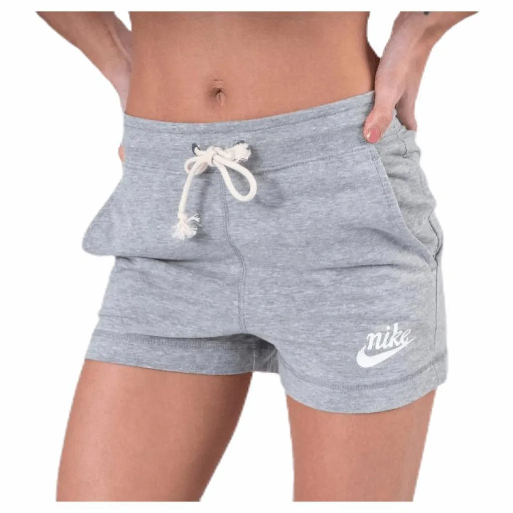 Nike Gym Vintage Short Grey Blå Sale