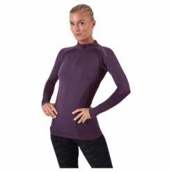 Endurance Halen Seamless Midlayer Purple Lila New