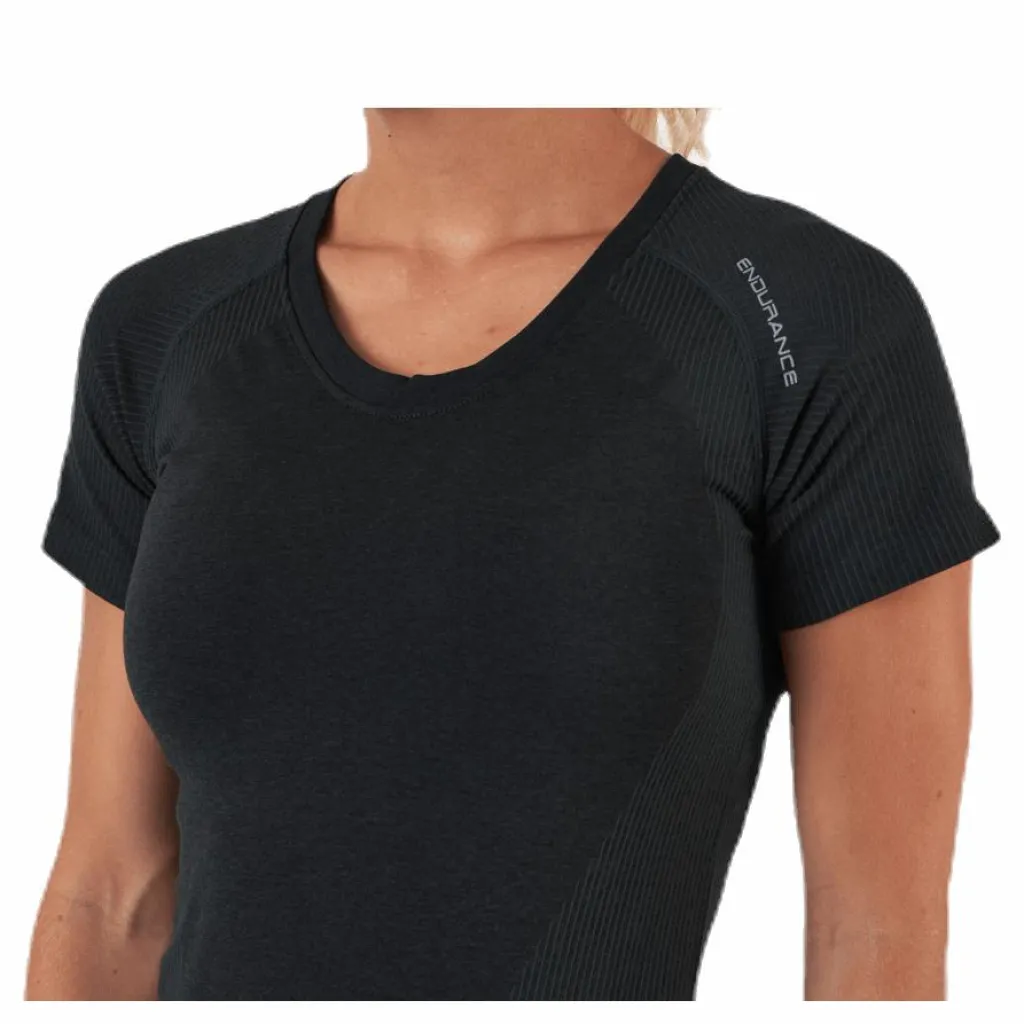 Endurance Halen Seamless Tee Green Grön Clearance