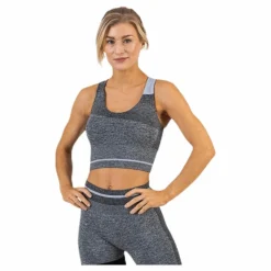BLACC Halley Seamless Bra Black/Grey Svart och Grå Clearance