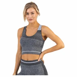 BLACC Halley Seamless Bra Black/Grey Svart och Grå Clearance