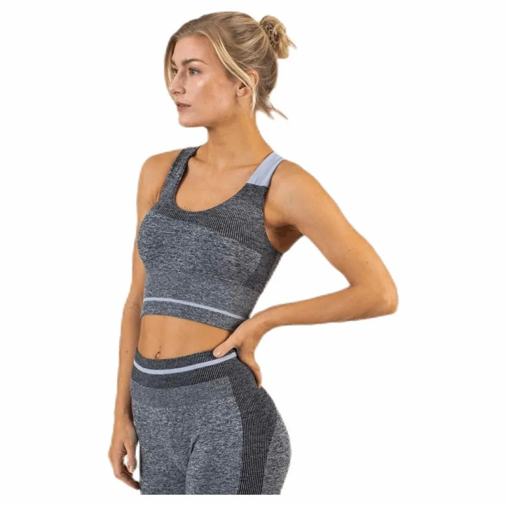 BLACC Halley Seamless Bra Black/Grey Svart och Grå Clearance
