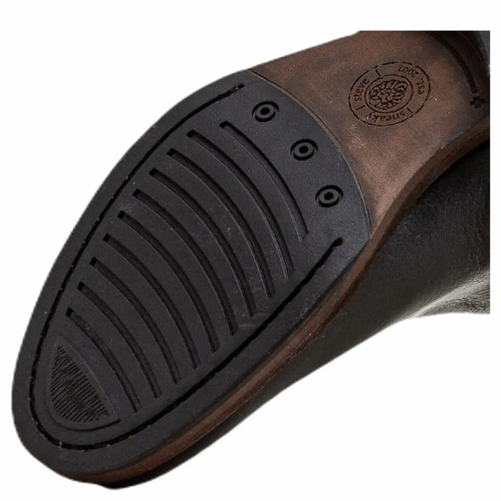Sneaky Steve Halligan Leather W Black Svart New