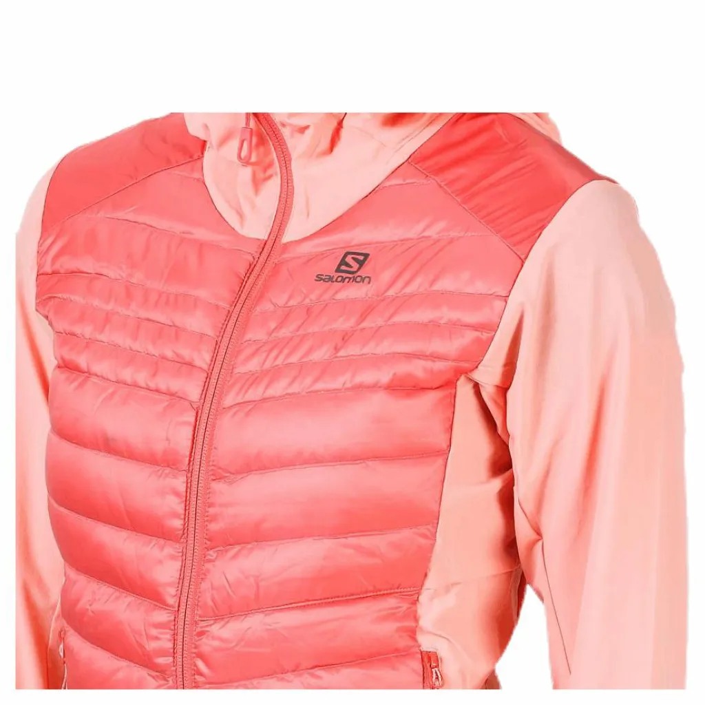 Salomon Haloes Down Hybrid Hoodie Pink Rosa Clearance