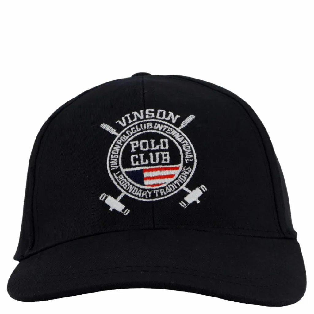 Vinson Polo Club Hamilton Black Svart Discount
