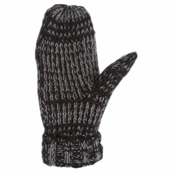 Handlight Reflective Mitten Black/Grey*Lindberg Online