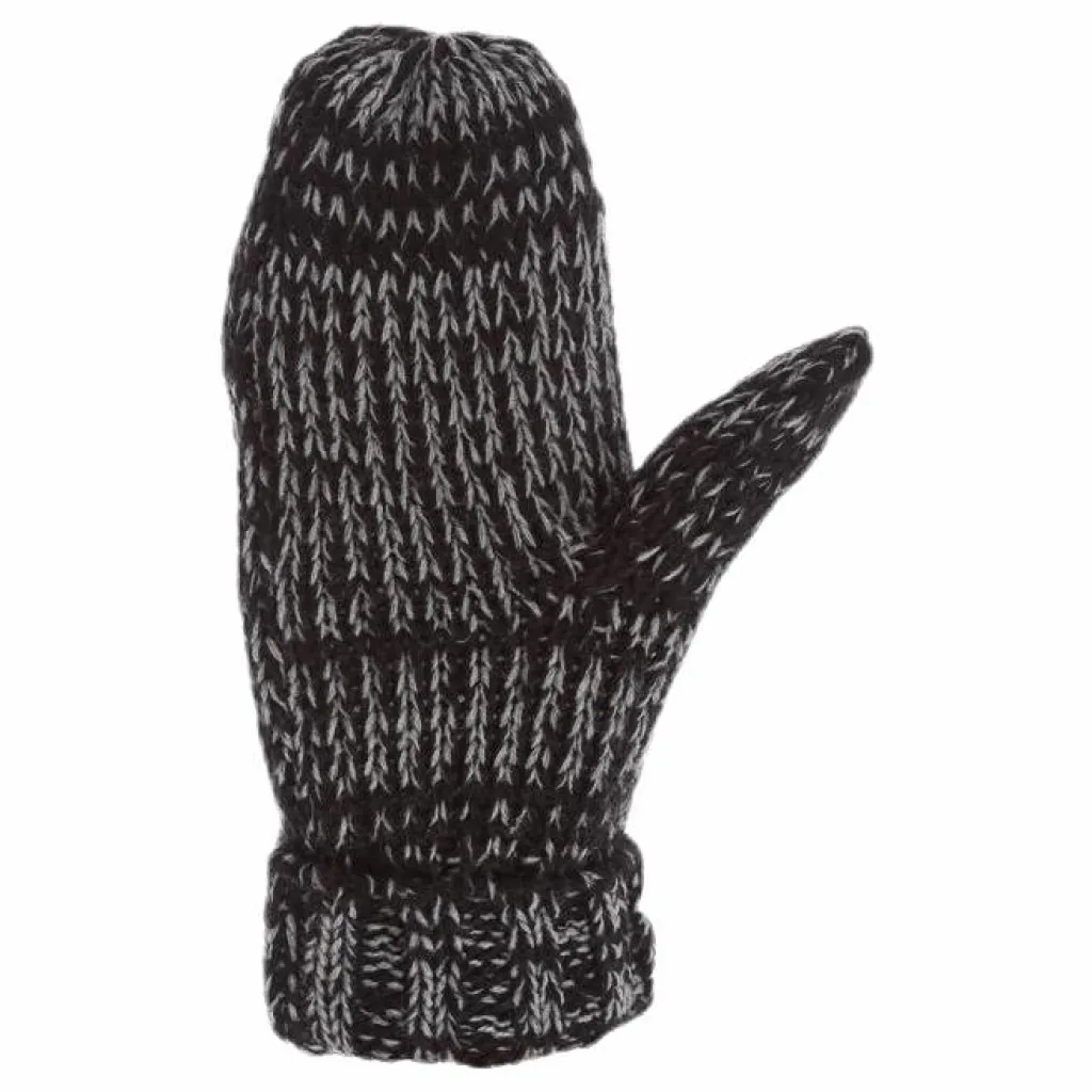 Handlight Reflective Mitten Black/Grey*Lindberg Online