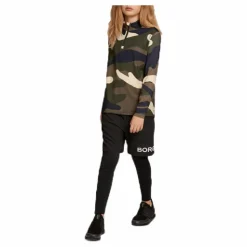 Björn Borg Harald Midlayer Half Zip Junior Patterned Mönstrad Discount