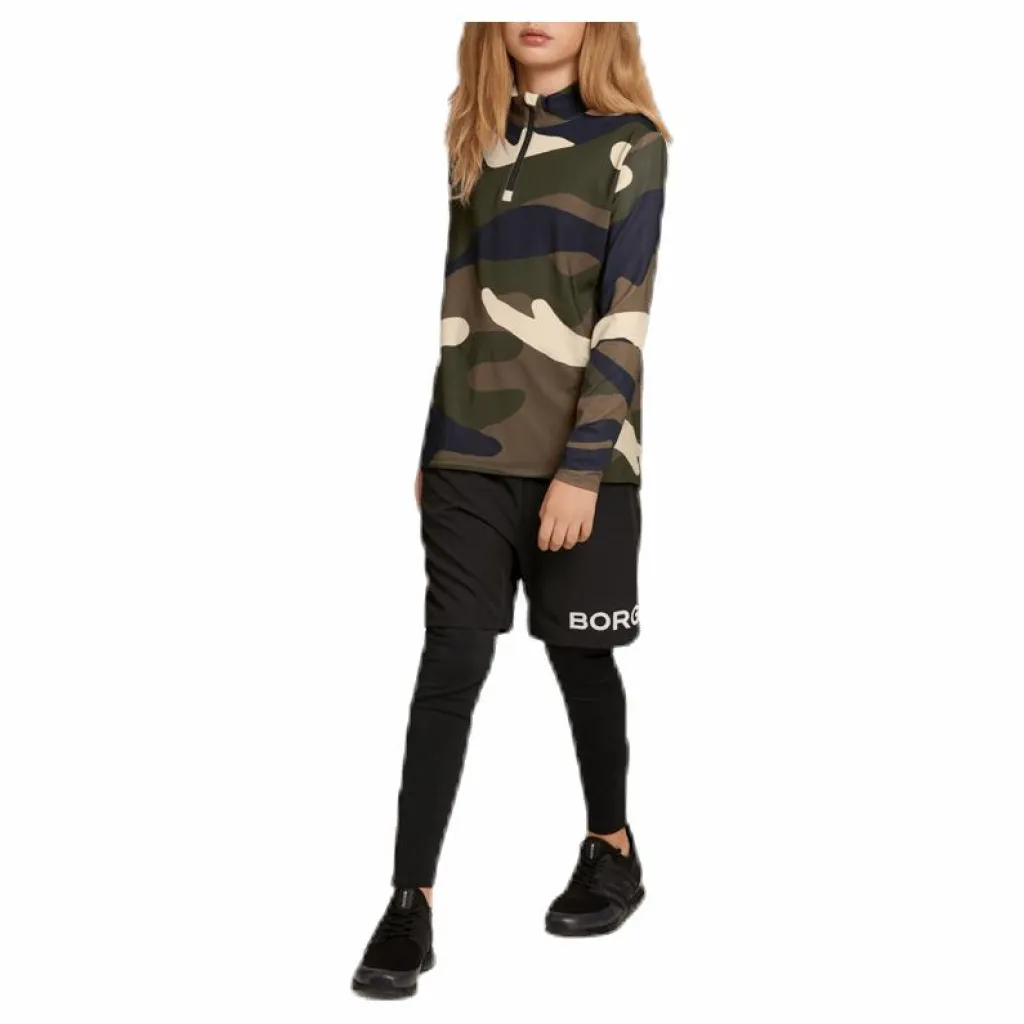 Björn Borg Harald Midlayer Half Zip Junior Patterned Mönstrad Discount