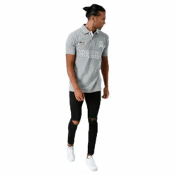 Vinson Polo Club Harrington Grey Grå Discount