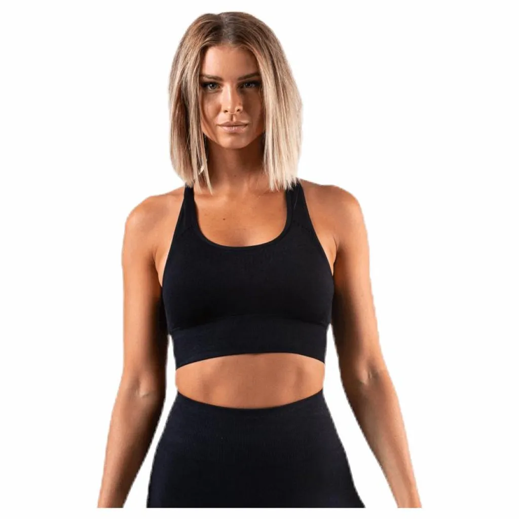 Hatha Seamless Crop Top Black*BLACC Hot