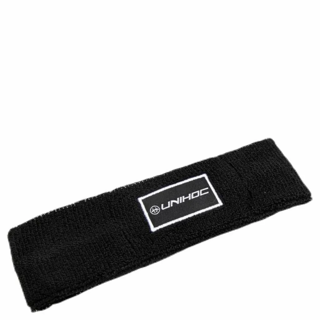 Unihoc Headband Terry Black Svart Clearance