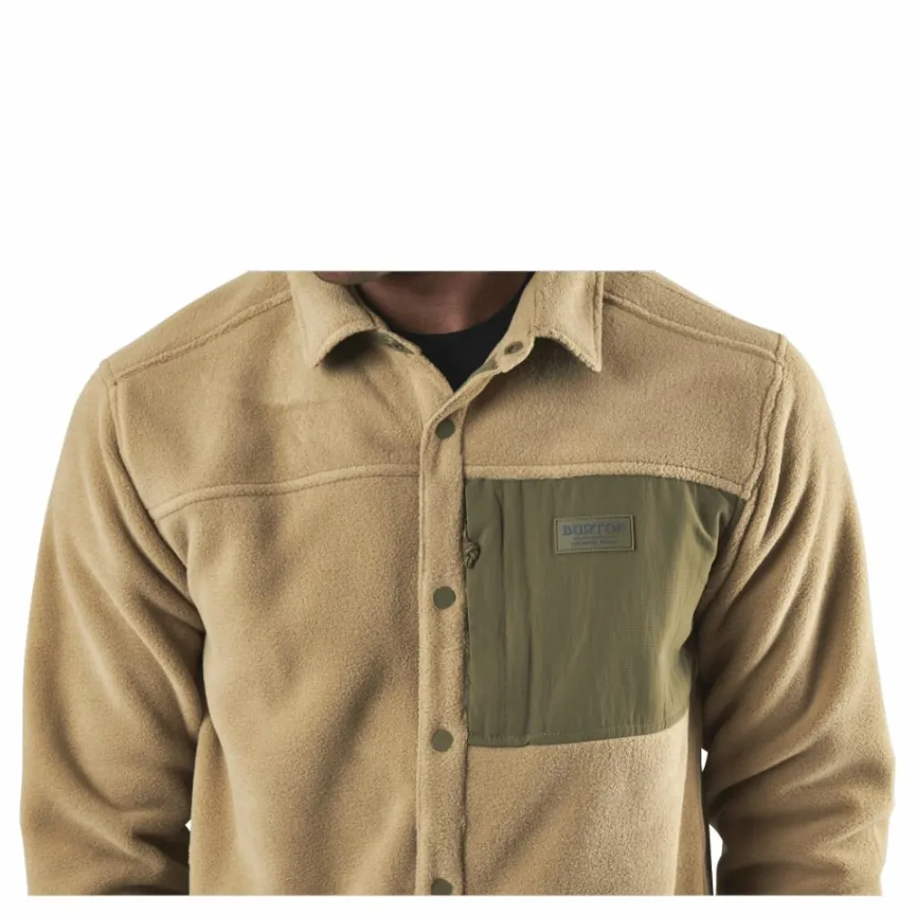 Burton Heart Fleece Shirt Beige Best