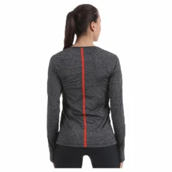 Heather Hypercool Top LS Black*Nike Best