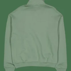 Lacoste Heavy Fleece Zipper Neck Sweat Thyme Green