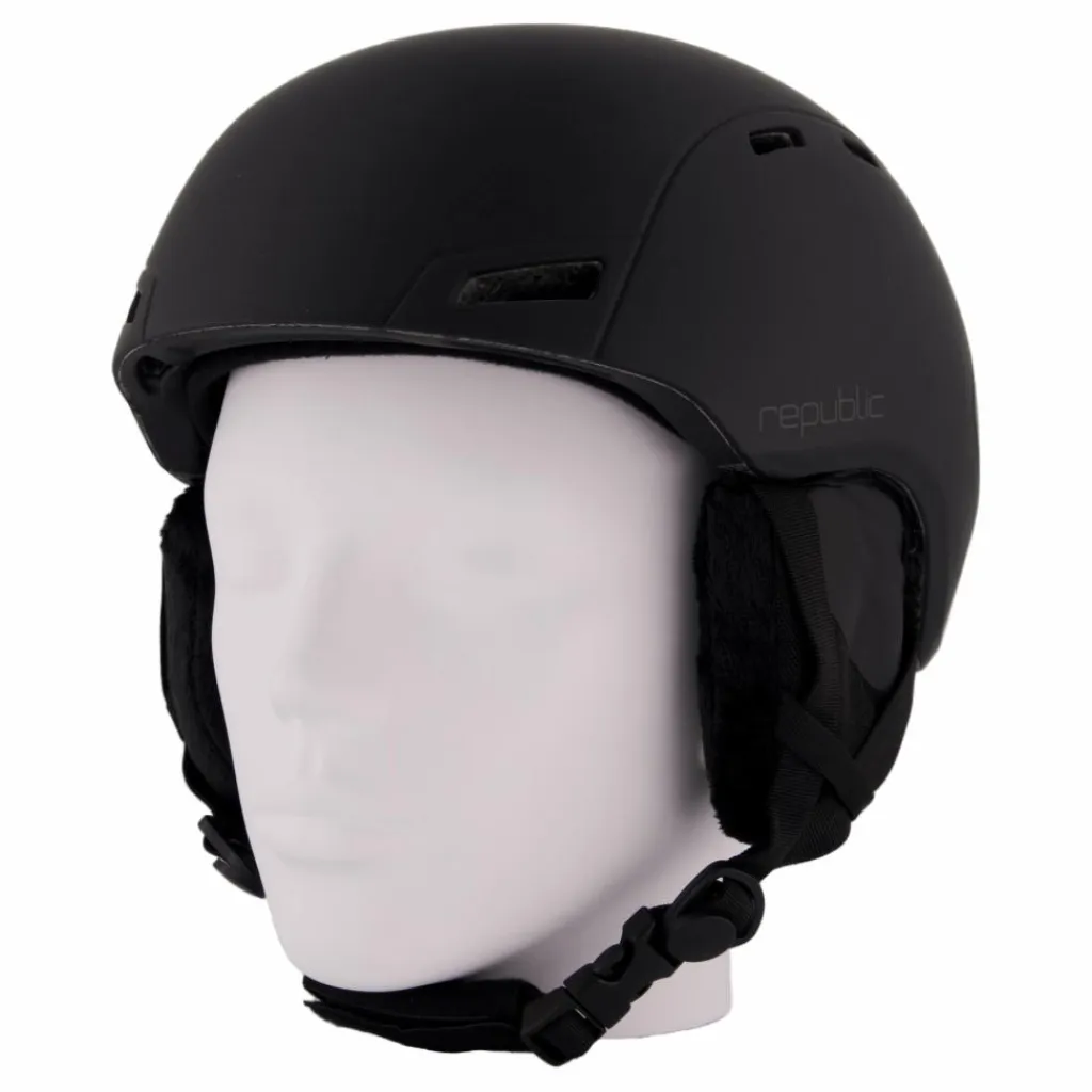 Republic Helmet R510 Black Svart Online