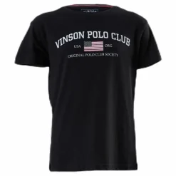 Vinson Polo Club Henley Junior Blue Blå Clearance