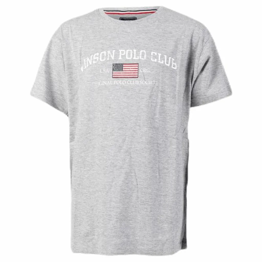 Vinson Polo Club Henley Junior Grey Grå Sale
