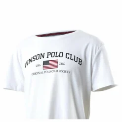 Vinson Polo Club Henley Junior White Vit Online