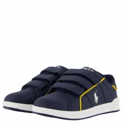 Ralph Lauren Junior Heritage Court Iii Ez T-navy Smooth W/ White Pp Blå Hot