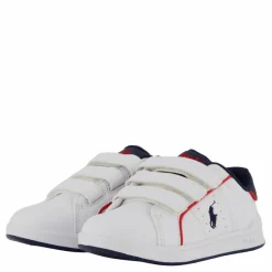 Heritage Court Iii Ez T-white Smooth/navy W/ Navy Pp*Ralph Lauren Junior Hot